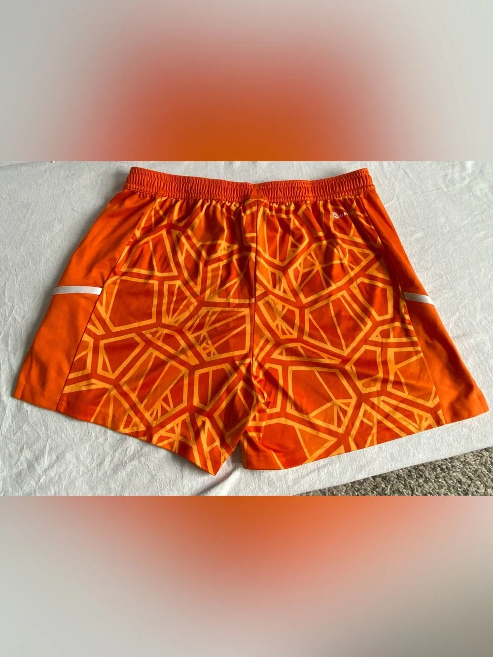adidas Condivo 22 Goalkeeper, Bright Orange Athletic Shorts SZ L